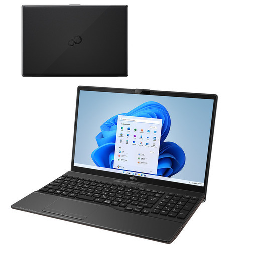 LIFEBOOK WAB/F ブライトブラック          ・ディスプレイ：15.6型ワイド windows11 中古