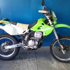 KAWASAKI KLX250 緑 エンジン始動動画 自賠責保険で乗れます 半額配送キャンペーン 期間限定 現状渡し諸経費￥0- 横浜 P-Yardの画像