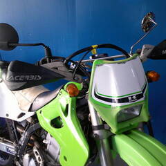 KAWASAKI KLX250 緑 エンジン始動動画 自賠責保険で乗れます 半額配送キャンペーン 期間限定 現状渡し諸経費￥0- 横浜 P-Yardの画像