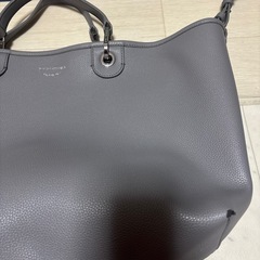 アルマーニ　鞄　バッグ　グレーの画像