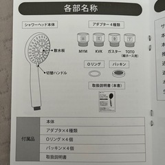 【値下げしました】ミストシャワーヘッド　Lino Mirai   LinoFineの画像