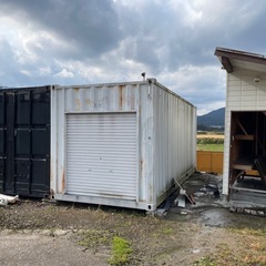 20fシャッターコンテナ　DIY 作業場 