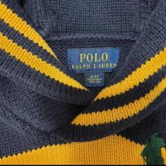 POLO RalphLauren 110 4T  コットン セーター ニット正規品 ポロラルフローレン  ショールの画像