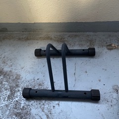 自転車の車輪止め