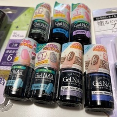 セリアジェルネイル新品未開封品9点の画像