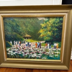 48.「神宮内苑」髙橋一善 油絵