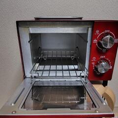 コイズミ　オーブントースター　レッド