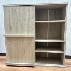 コミック収納 本棚 スライド扉付き