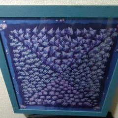 2,000円OFF【002】エルメス　HERME'Sスカーフ　額装の画像