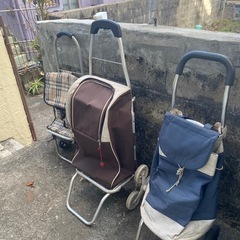 【引取者決定】カート付き買い物バックの画像