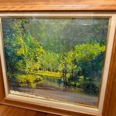 49.「田代池新緑」髙橋一善 油絵 49.「田代池新緑」髙橋一善 油絵