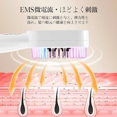 新品　電気ブラシ 電動頭皮ブラシ 美顔器 リフトブラシ 頭皮ブラシ ems微電流  頭筋 表情筋 頭皮ケア 多機能  の画像