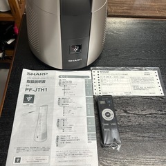【新着☝️】SHARP_扇風機　スリムイオンファン_PF-JTH1-N_22年製_温風も冷風もオールシーズン👀＊西小倉駅から車で５分＊【早い方最優先☆*:.｡. 】の画像