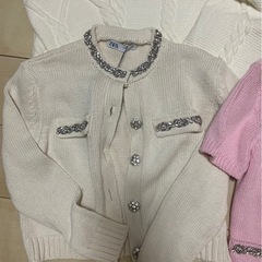ZARA ビジュー　ストーン　ニット　カーディガン※1つ3500円〜4500円の画像