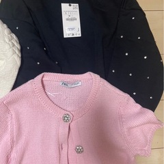 ZARA ビジュー　ストーン　ニット　カーディガン※1つ3500円〜4500円の画像