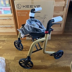 新品・未使用】KEEVE 高齢者用 歩行器 KV-R002 ゴールド (Fiky) 本八幡のその他の中古あげます・譲ります｜ジモティーで不用品の処分