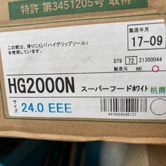 【新品未使用】  長靴　 耐滑耐油抗菌 24cm  ミドリ安全の画像