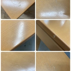 S266 ⭐ 無印良品 MUJI 天然木こたつ 長方形こたつ 幅105cm USED 傷ありの画像