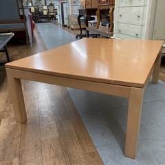 S266 ⭐ 無印良品 MUJI 天然木こたつ 長方形こたつ 幅105cm USED 傷ありの画像