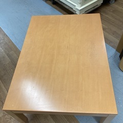 S266 ⭐ 無印良品 MUJI 天然木こたつ 長方形こたつ 幅105cm USED 傷ありの画像