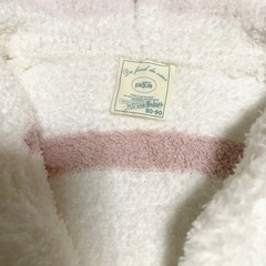 最終お値下げ！美品　ジェラピケポンチョ　タオル生地　80-90の画像