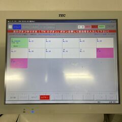 【TEC】 東芝テック 電子レジスター  POSレジ ドロワー QT-11 店舗用品 J0748の画像