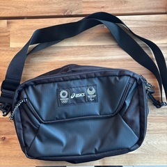 asics ポーチ　ブラック 東京オリンピック2020ロゴ付き