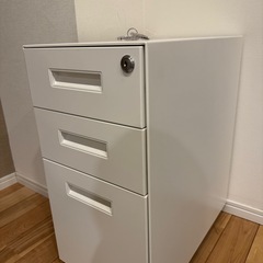 デスク収納スリムワゴン