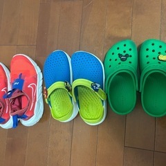 20cm NIKE運動靴、17.5cm〜クロックス