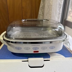 東芝電気保温バスケットHWB90(W)ホワイト昭和レトロ家電