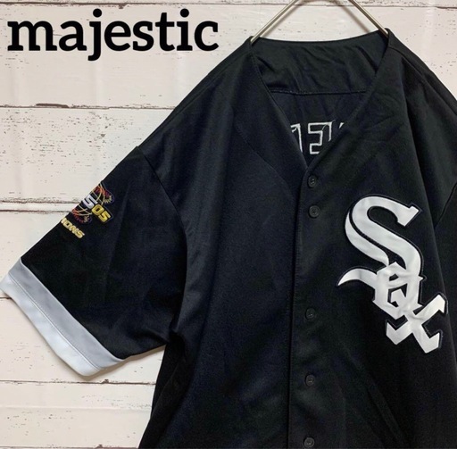 majestic ホワイトソックスゲームシャツ　LL