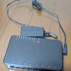 ELECOM　スイッチングハブ　LAN8ポート