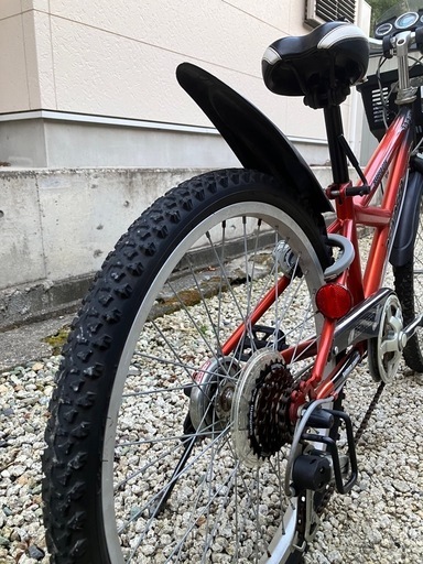 615、ジュニアマウンテンバイク22インチオレンジ