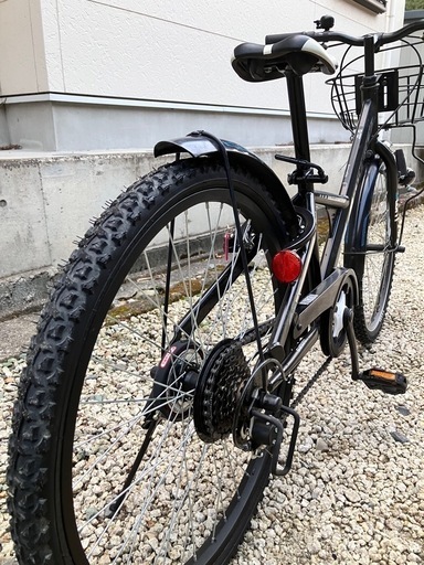 617、【美車】ジュニアマウンテンバイク24インチ(艶消し黒)