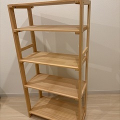 ニトリ　木製シェルフ　パインラックマンクス6230　