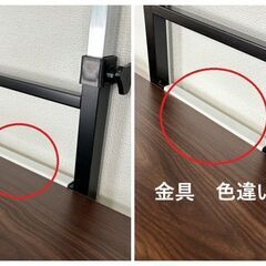 №5901【新品】スリム　つっぱり式　ランドリーラック  BR【訳あり特価品】の画像