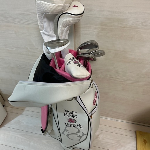 レディースゴルフセット　パーソンズPOP PINK