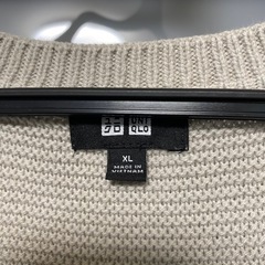 ニット(UNIQLO/グレー/XLサイズ)の画像