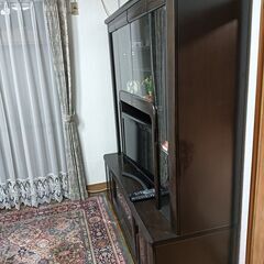 ★、大きなテレビボード兼収納ラック！重厚感有ります！の画像