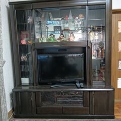 ★、大きなテレビボード兼収納ラック！重厚感有ります！の画像