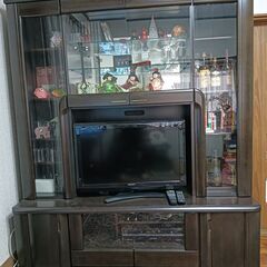 ★、大きなテレビボード兼収納ラック！重厚感有ります！の画像