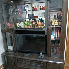 ★、大きなテレビボード兼収納ラック！重厚感有ります！の画像