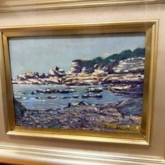 55.「外房太海」髙橋一善 油絵 55.「外房太海」髙橋一善 油絵