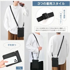 新品　黒　サコッシュ　ショルダーバッグ　の画像