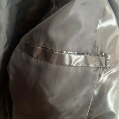 Amorte ブラック キルティングジャケット LLサイズの画像