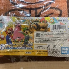 スーパーマリオ ファイヤーフラワー ハンカチ タオルの画像