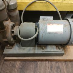 【久留米】【引取限定】SHIMPO PRA-2X S形 磨きろくろ 200V 三菱モータードライポンプ付 SF-JR  簡単な動作確認のみ【久留米上津BP店】【中古】の画像