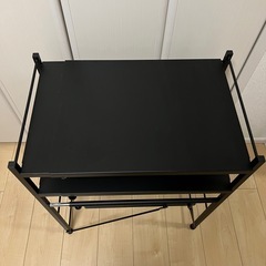 キッチンラック　レンジラック　カウンター収納　伸縮の画像