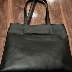 レザートートバッグ　ブラック　45*30【渡し先決定】の画像