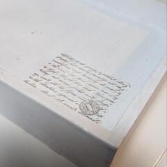★アンティーク 木製トレー★*。.ホワイト★の画像